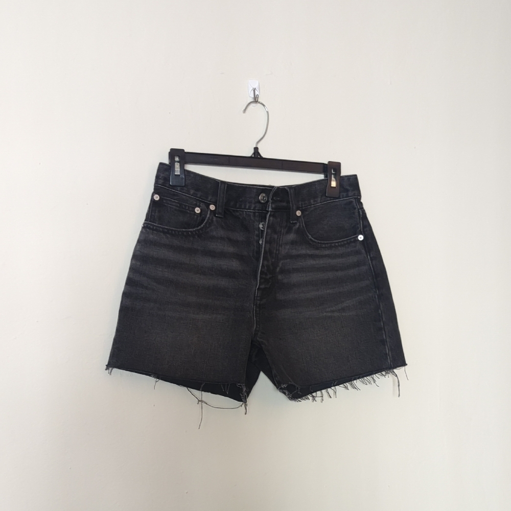 Madewell Black The Dad Jean Shorts - Never Worn